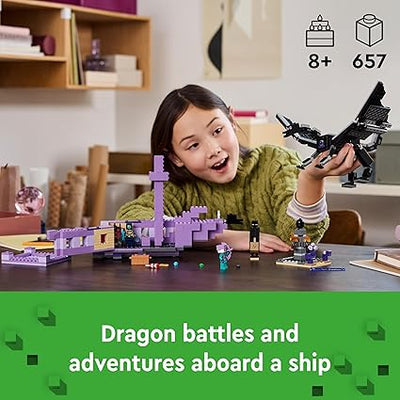 Lego Minecraft 21264 The Ender Dragon And End Ship