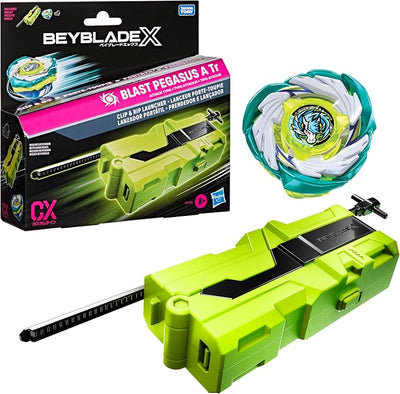 Beyblade Blast Pegasus Clip And Rip Launcher