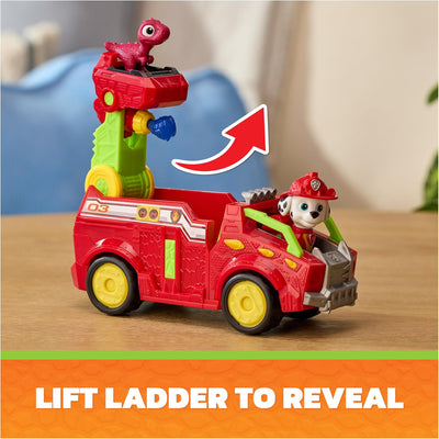 Paw Patrol Dino Rescue Marshall Fire Truck With Marshall Figure
