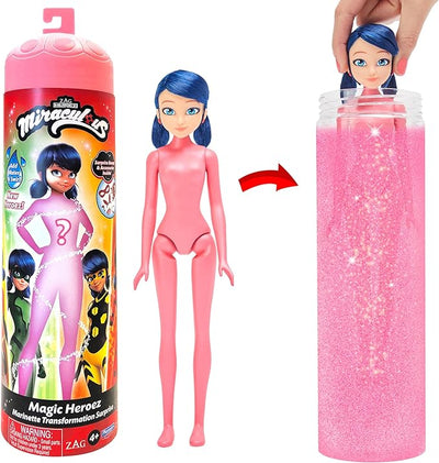 Miraculous Magic Heroes Reveal Colour Change Doll Assortment