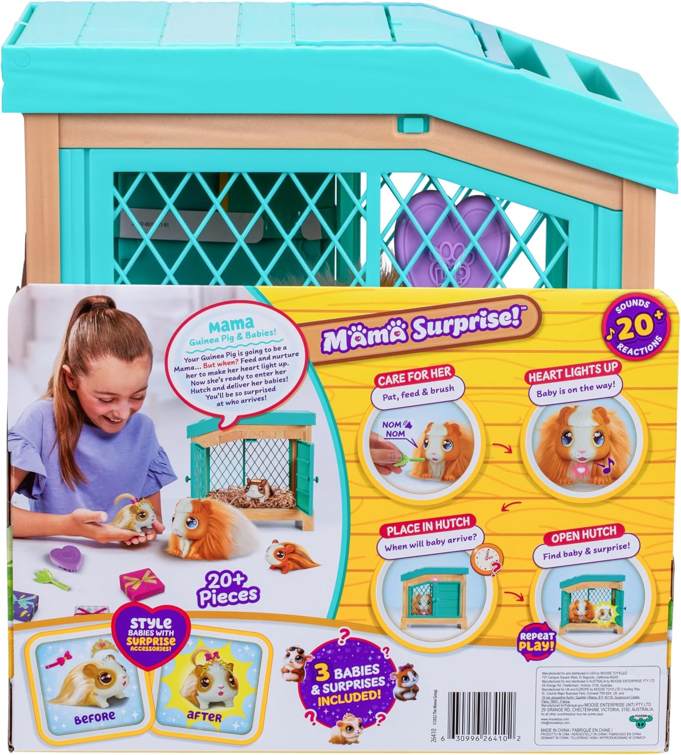 Little Live Pets Mama Surprise Guinea Pigs Playset