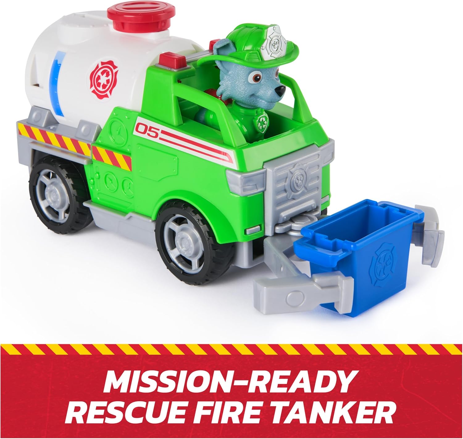 Paw Patrol Fire Rescue Vehicle Rocky With Rescue Fire Tanker