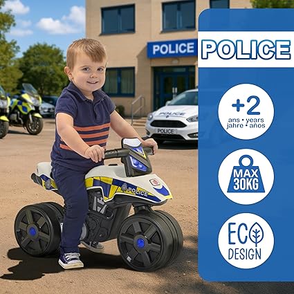 Police Ride On Motorcycle 2+