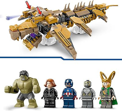 Lego Marvel 76290 The Avengers vs The Leviathan Set