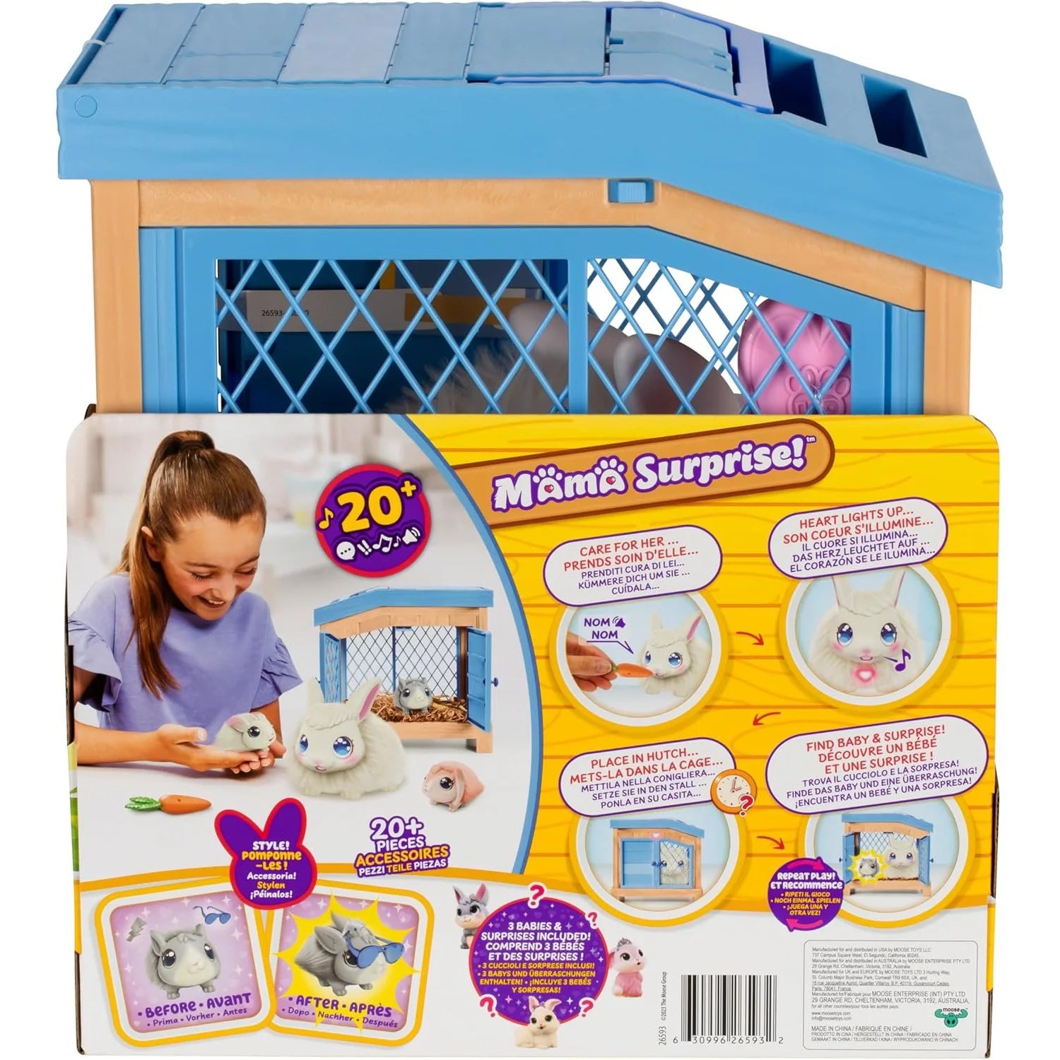 Little Live Pets Mama Surprise Bunnies Playset