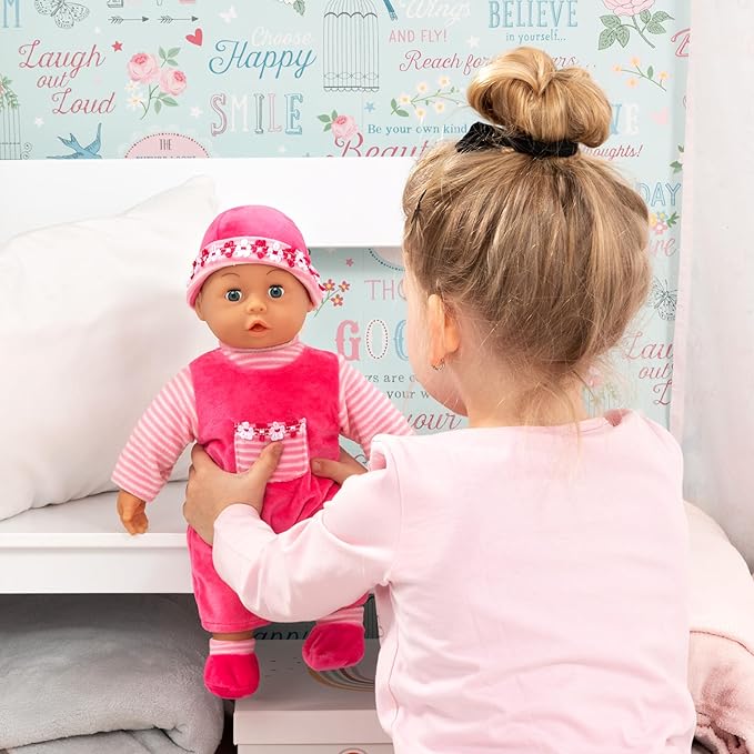 Bayer First Words 38cm Baby Doll With Accessories and Sounds
