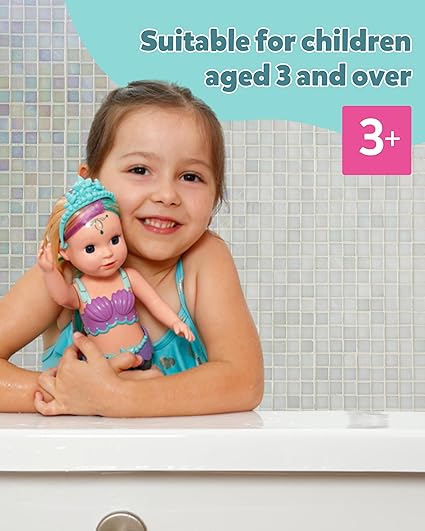 Baby Born Mermaid Doll With Light Up Tail 43cm