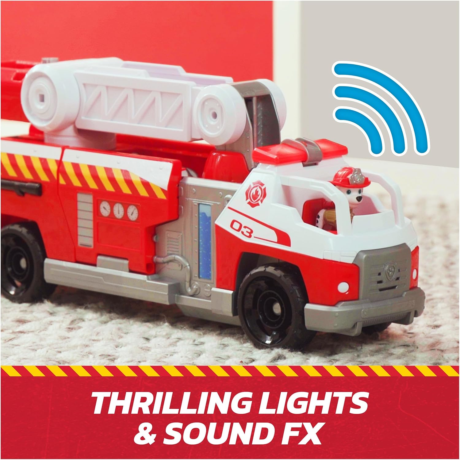 Paw Patrol Fire Rescue Rapid Reload Fire Truck With Lights And Sounds