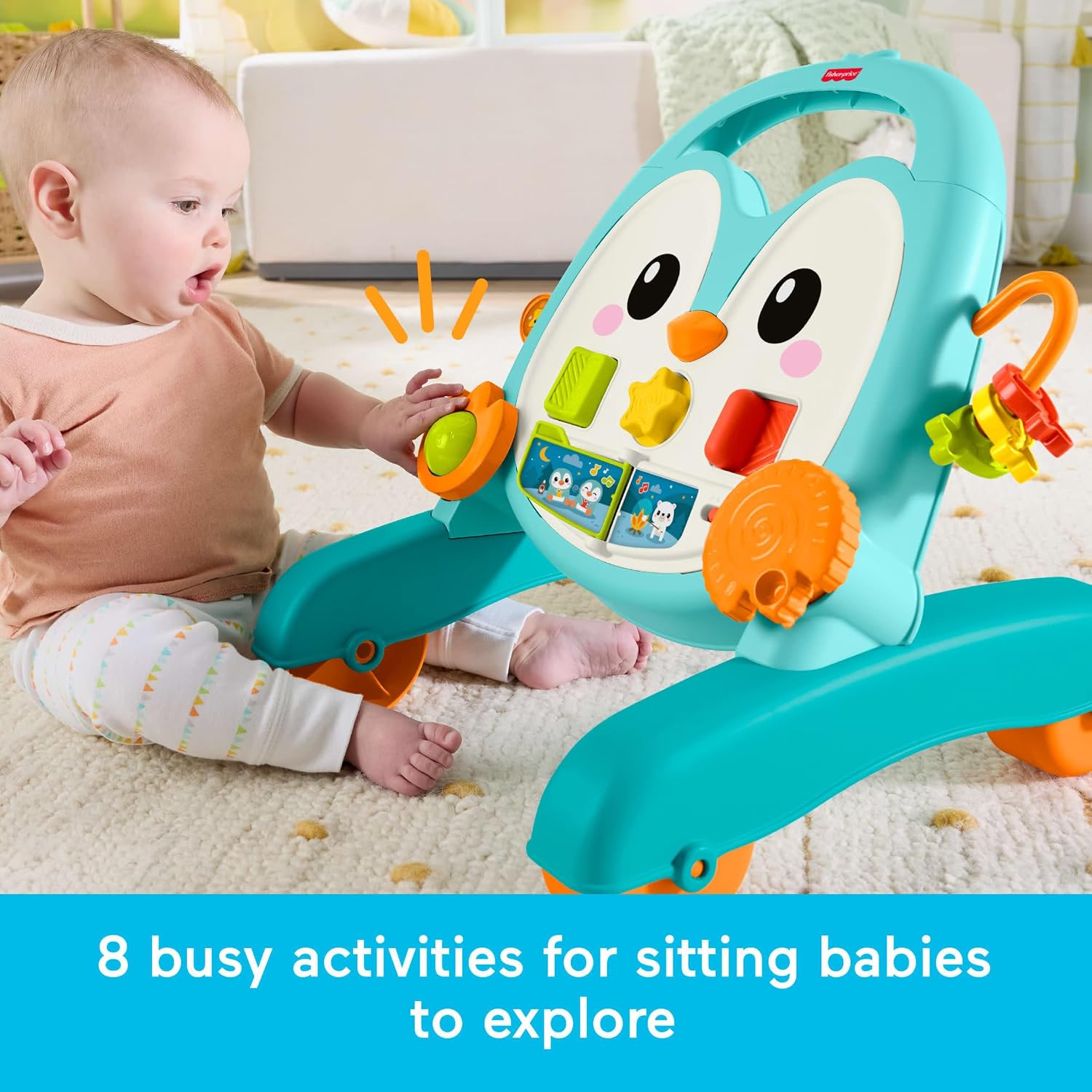 Fisher Price 2 In 1 Musical Penguin Walker