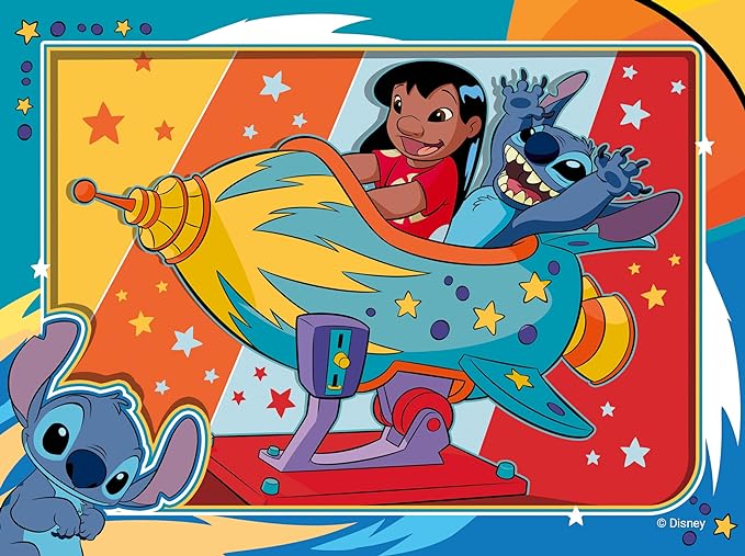 Disney Stitch 4 In A Box Jigsaw Puzzle