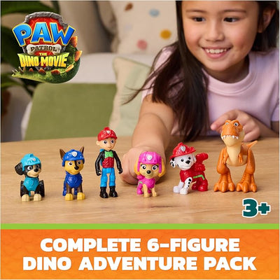 Paw Patrol Dino 6pc Adventure Figure Pack