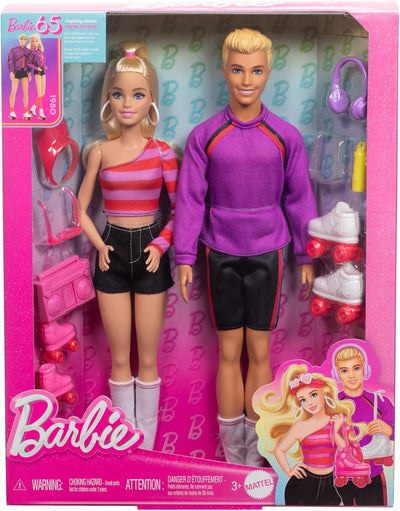 Barbie And Ken 65th Anniversary 2pk Doll And Accessory Playset