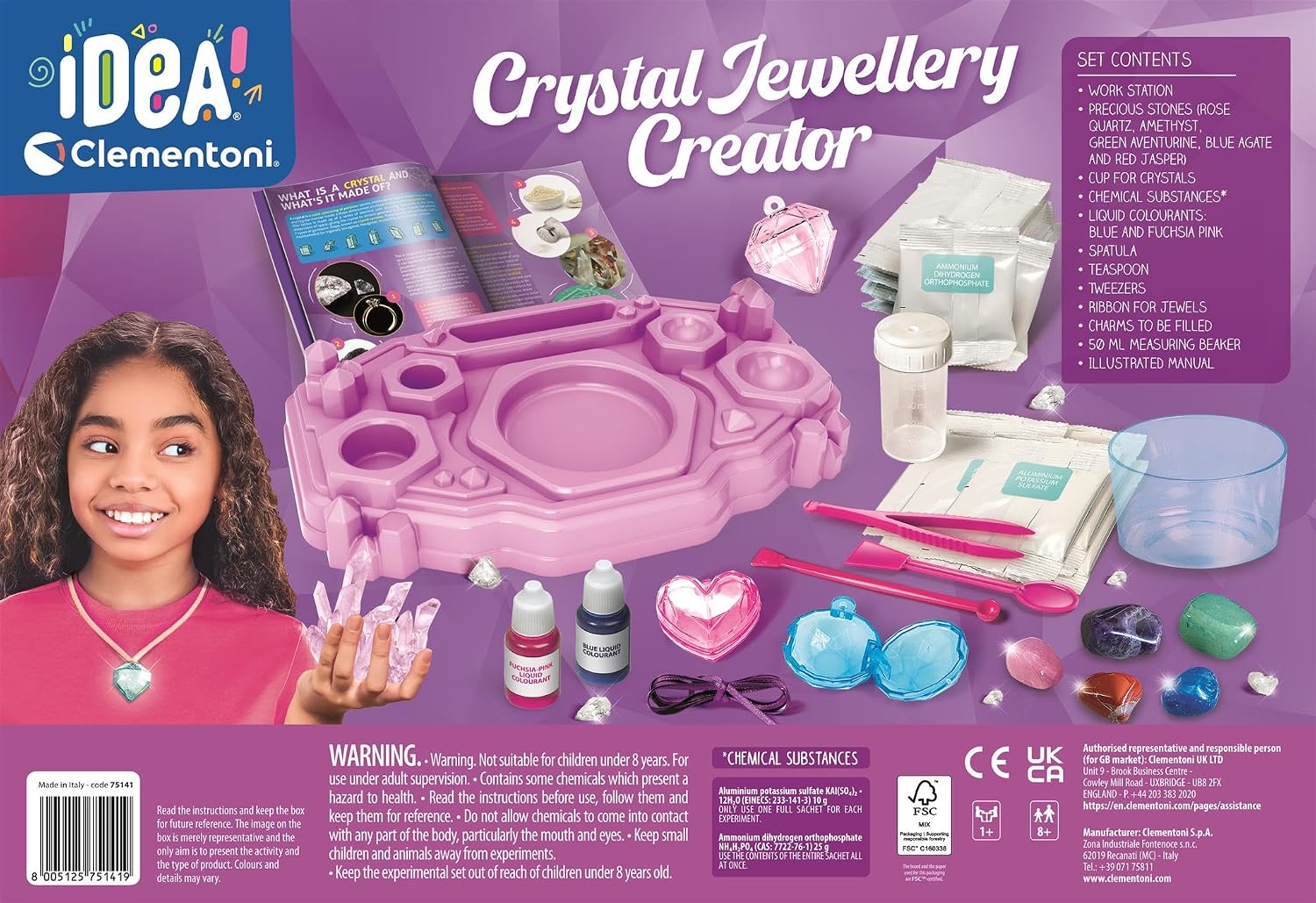 Clementoni Crystal Jewel Creator Playset