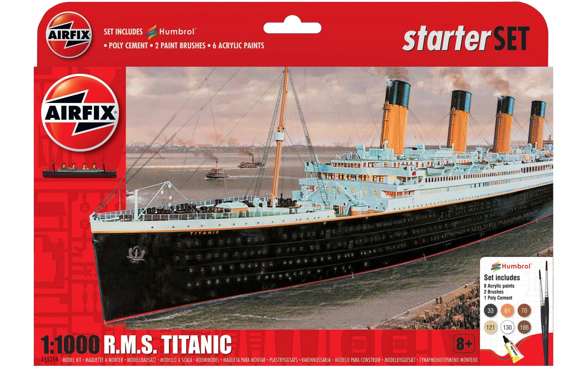 Airfix R.M.S Titanic Gift Set 1:1000