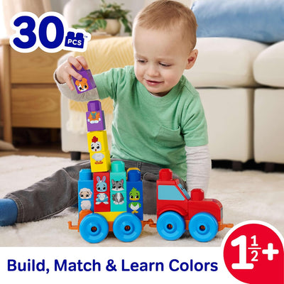 Mega Bloks Build And Match Animal Tractor