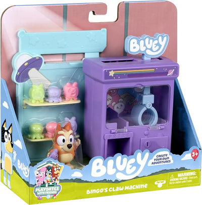 Bluey Bingo's Claw Machine And Bing Figure