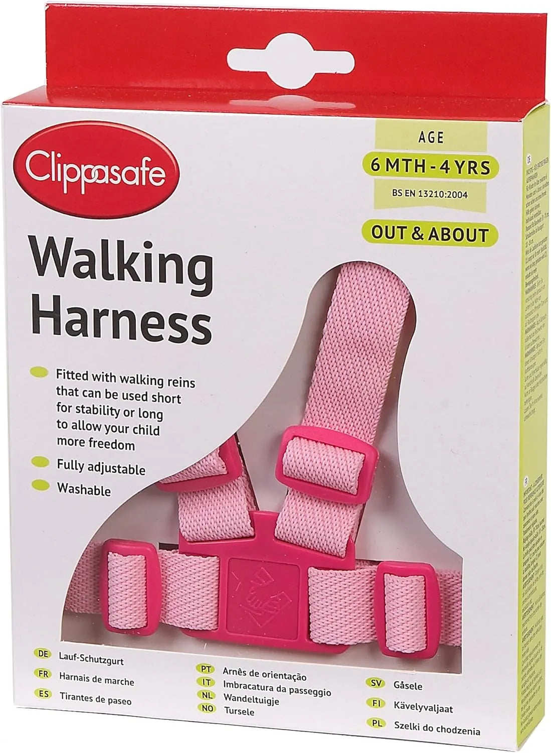Clippasafe Harness & Reins #10 Assorted Colours
