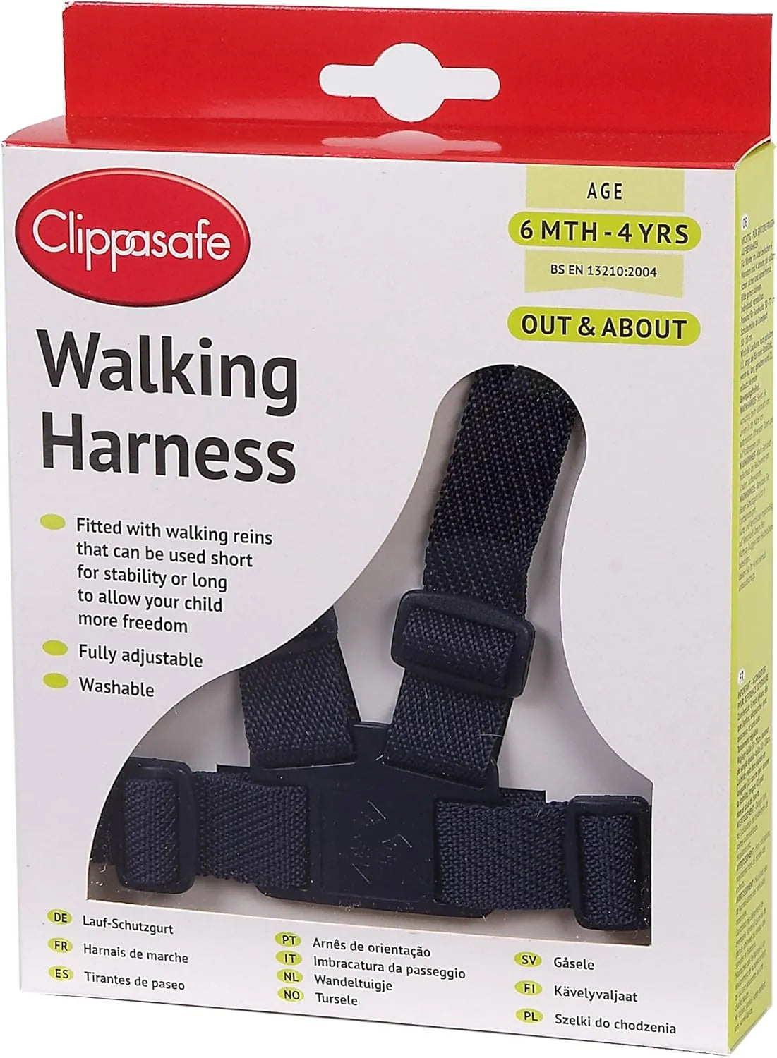 Clippasafe Harness & Reins #10 Assorted Colours