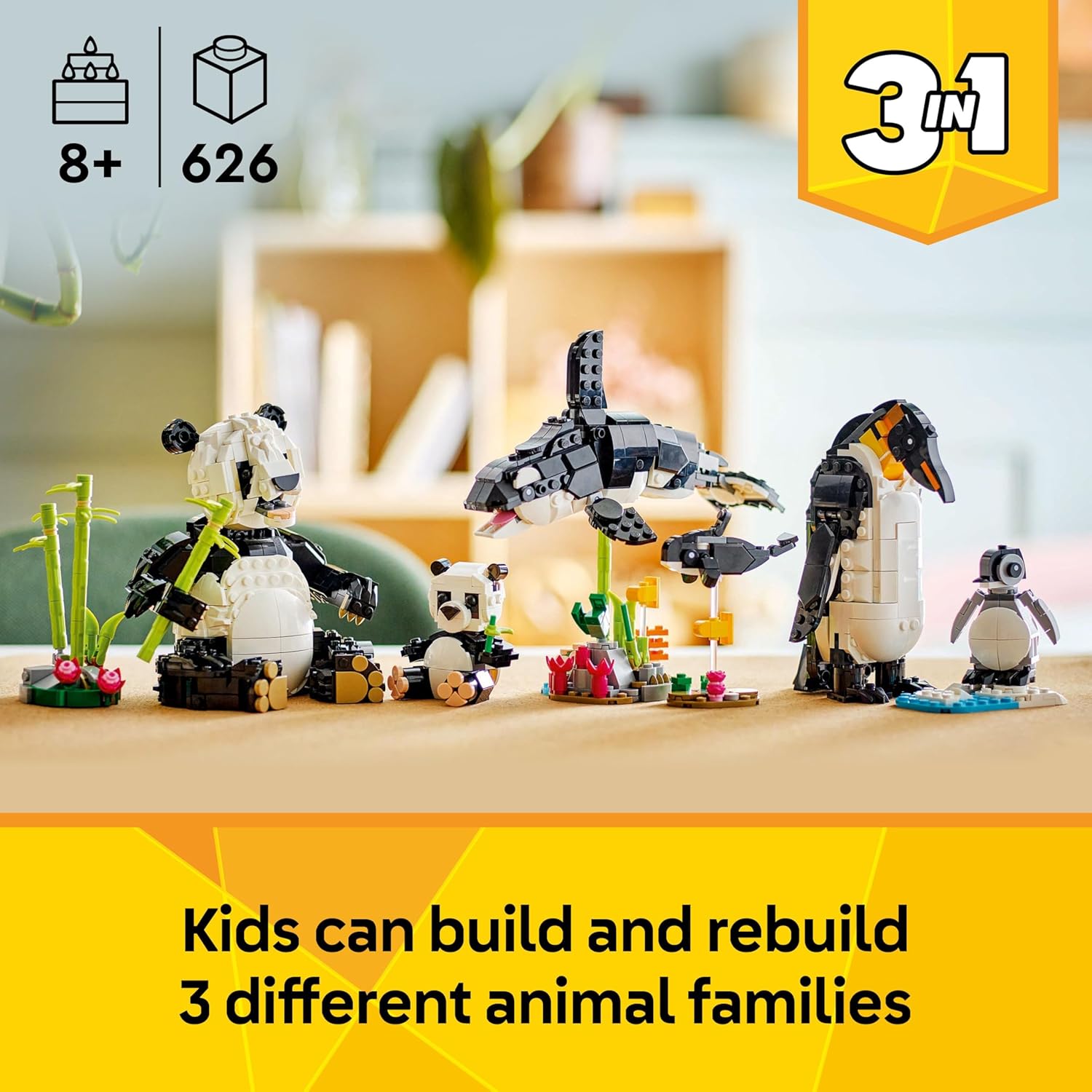 Lego Creator 31165 Wild Animals Panda Family