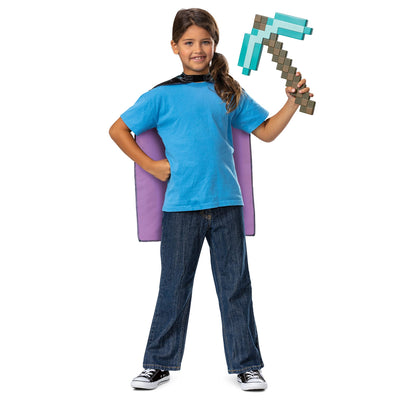 Minecraft Pickaxe And Cape Costume
