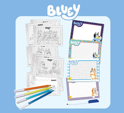 Bluey Drawing School Drawing And Colouring Set