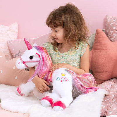 Magic Unicorn 40cm Unicorn Soft Toy With Light And Sounds