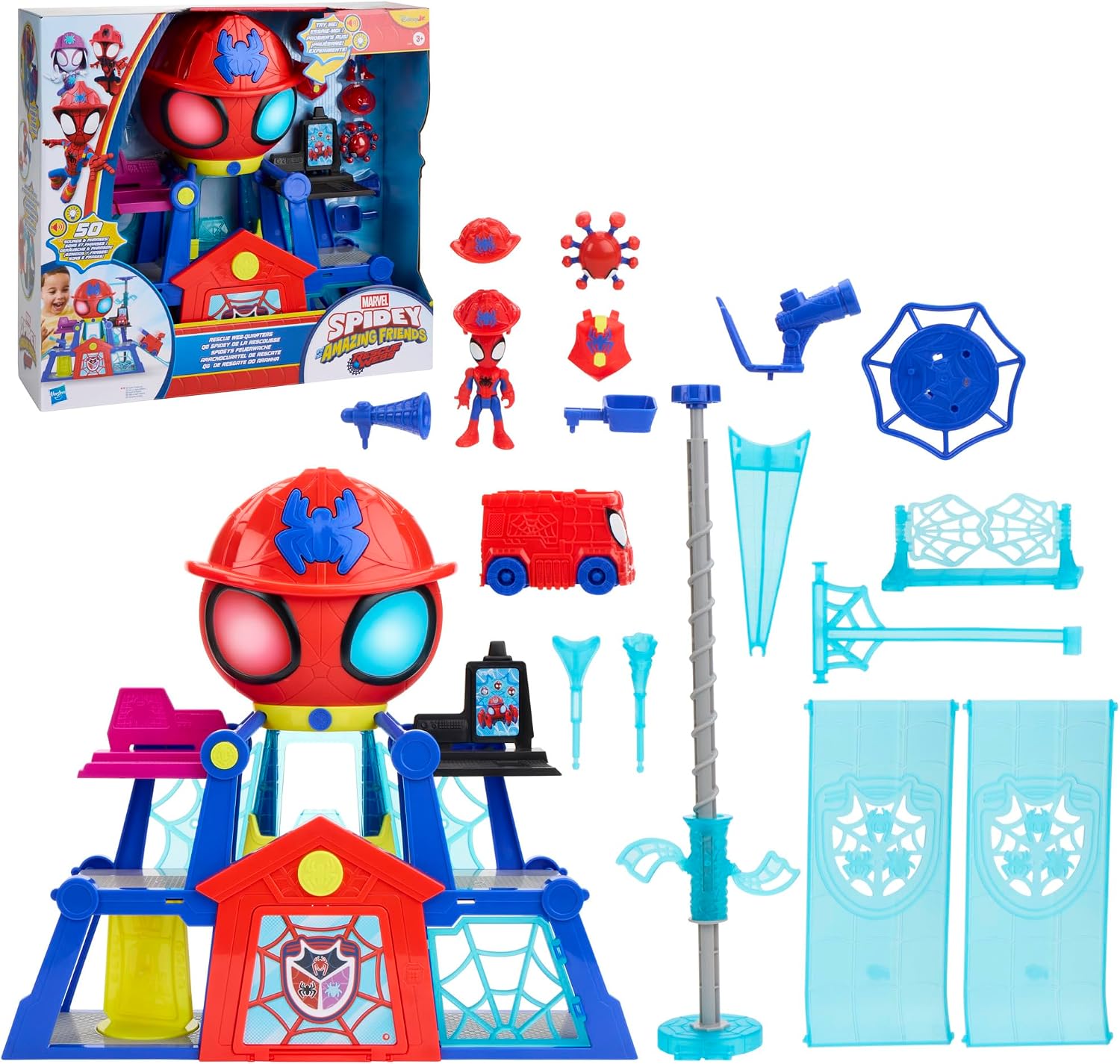 SpiderMan Spidey And His Amazing Friends Rescue Web Quarters