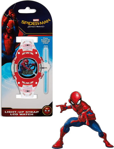 SpiderMan Light Up Strap Digital Watch