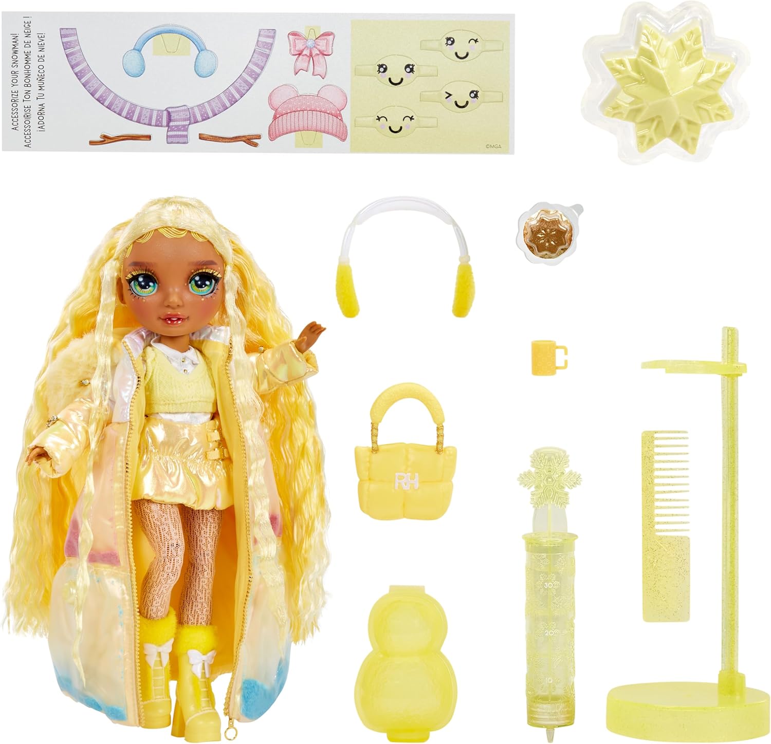 Rainbow High Winter Wonderland Doll Sunny Madison