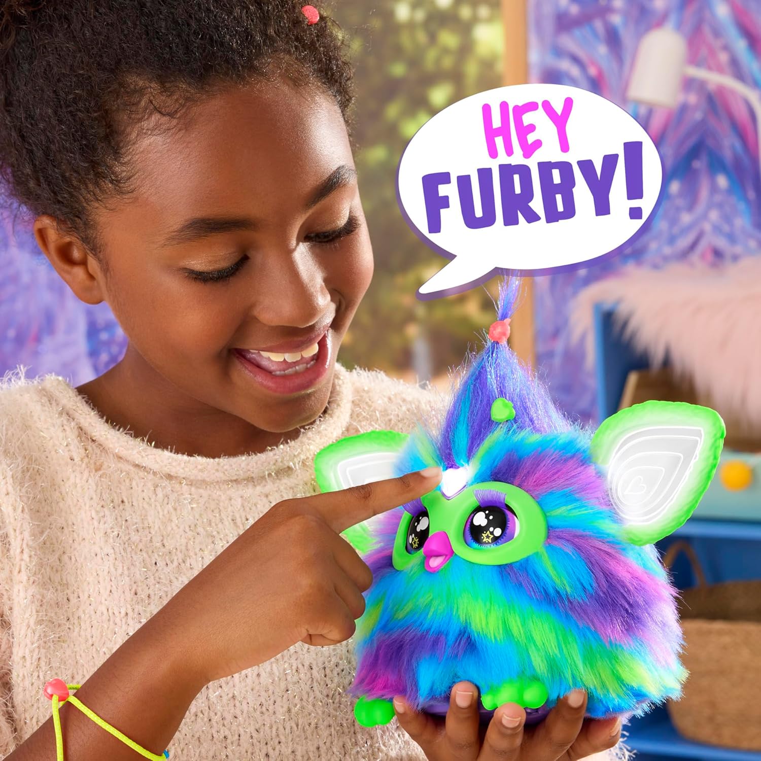 Furby Interactive Toy Aurora Glow In The Dark