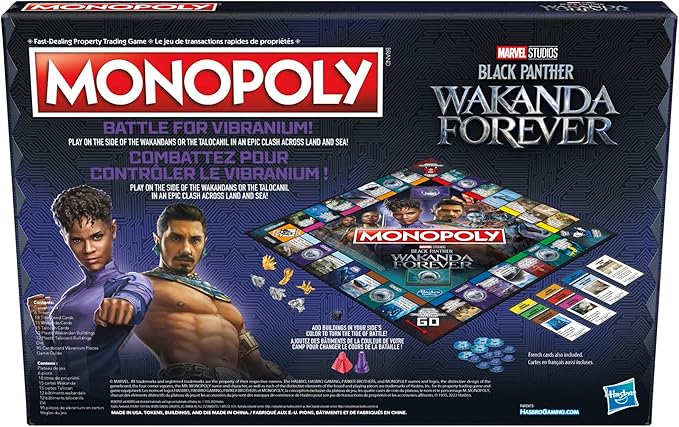 Monopoly Marvel Black Panther Wakanda Forever