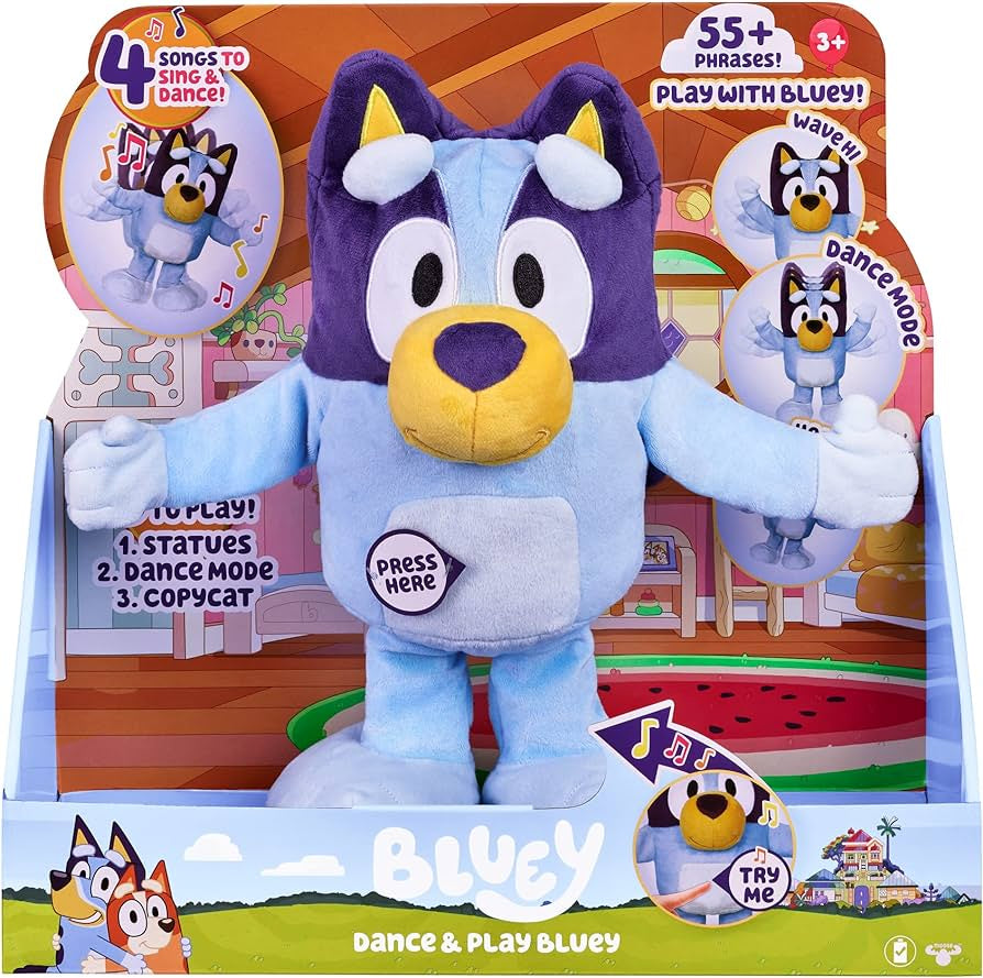 Bluey Dance And Play Bluey Animated Plush Toy