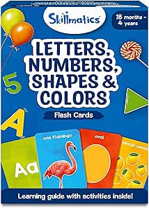 Skillmatics Flash Cards Letters Numbers Shapes And Colours