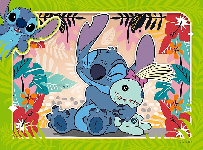 Disney Stitch 4 In A Box Jigsaw Puzzle