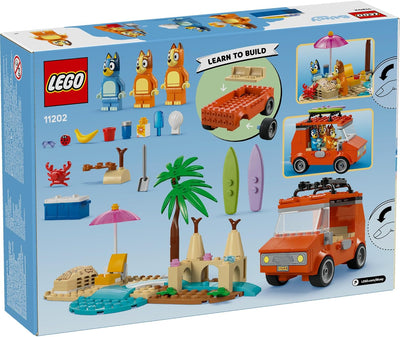 Lego Bluey 11202 Bluey's Beach And family Car Trip