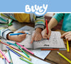 Bluey Drawing School Drawing And Colouring Set