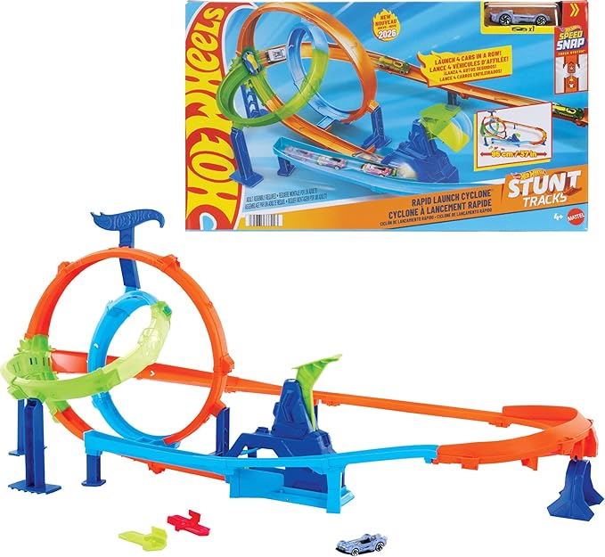 Hot Wheels Rapid Launch Cyclone Playset