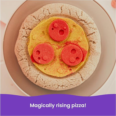 Kinetic Sand Squish Pizza Rising Pizza Playset