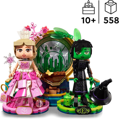 Lego Wicked 75682 Elphaba And Glinda Figures