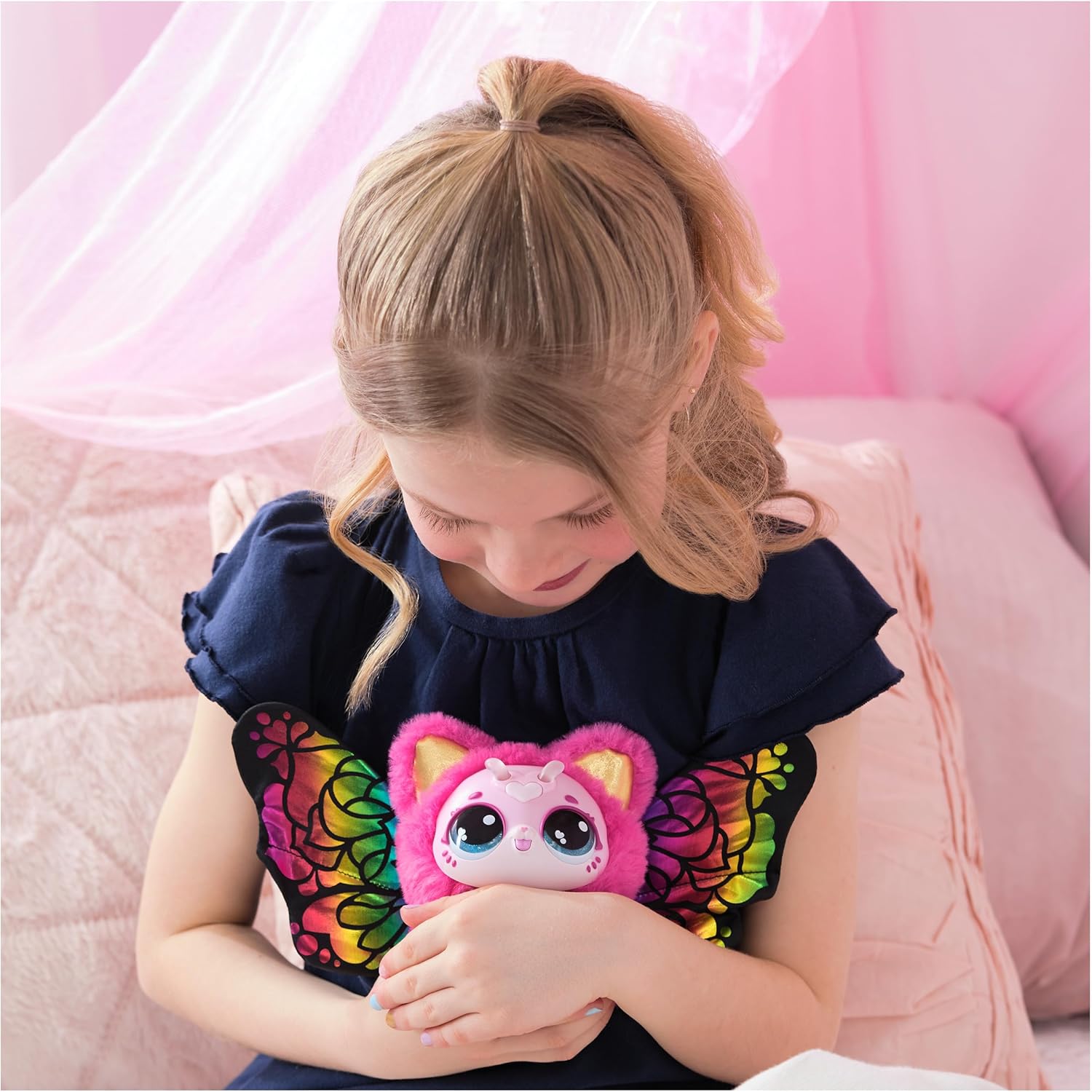 Hatchimals Bloomables Kittyfly Interactive Plush Pet Assortment