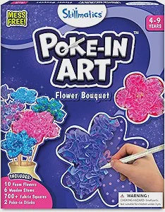 Skillmatics Poke In Art Flower Bouquet