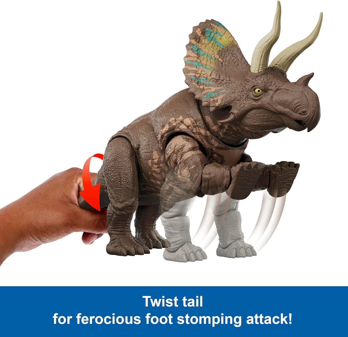 Jurassic World Gigantic Thrashers Dinosaur Eotriceratops
