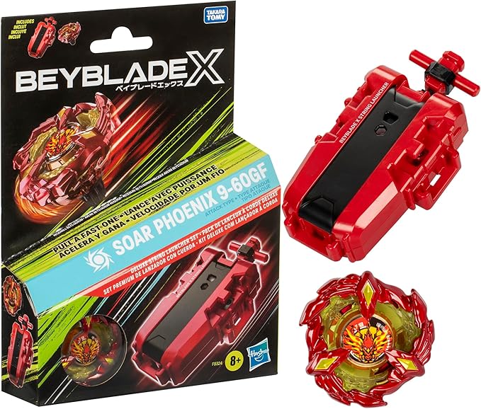 Bayblade X Soar Phoenix Deluxe String Launcher Set