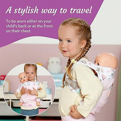 Baby Annabell Baby Carrier Flower Pattern
