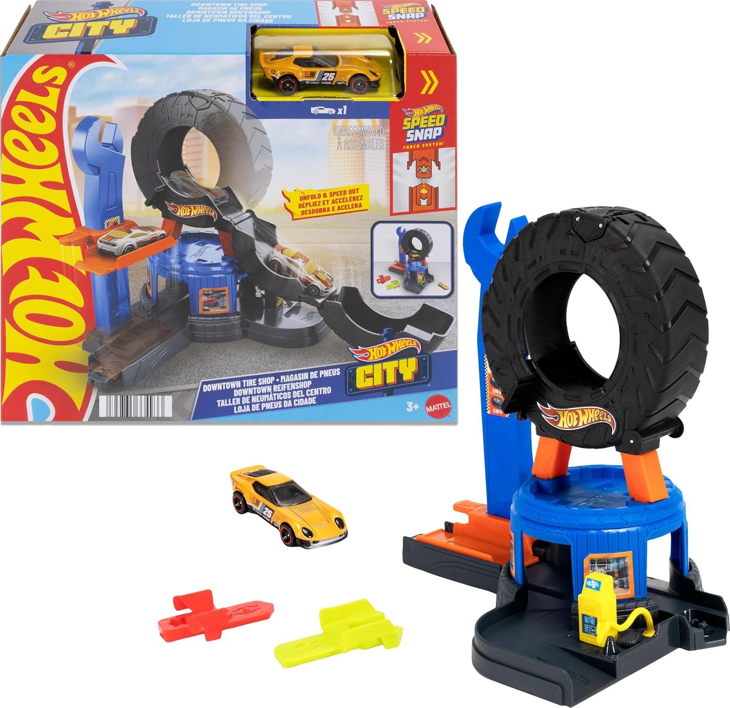 Hot Wheels Downtown Tyre Shop