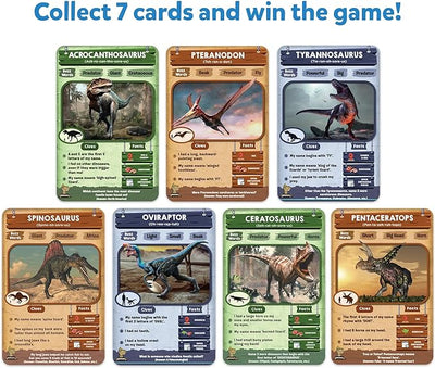 Skillmatics Guess In 10 Card Game World Of Dinosaurs Edition