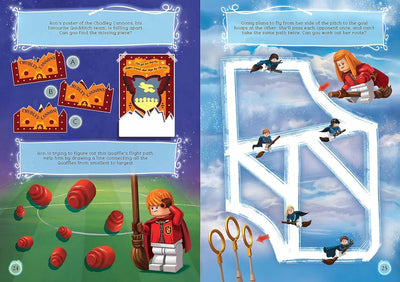Lego Harry Potter Let's Play Quidditch Book