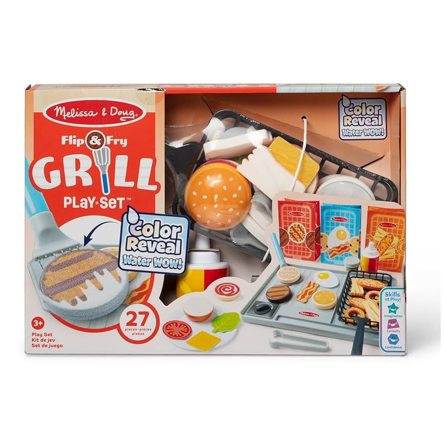 Melissa & Doug Flip and Fry Grill Playset