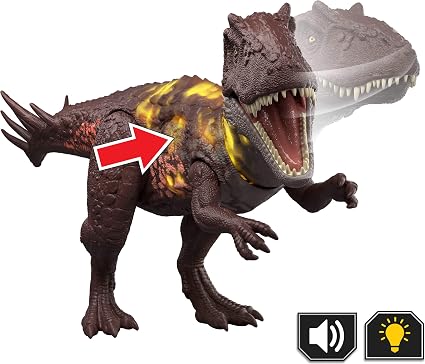 Jurassic World Dinosaur Wild Roar Metriacanthosaurus