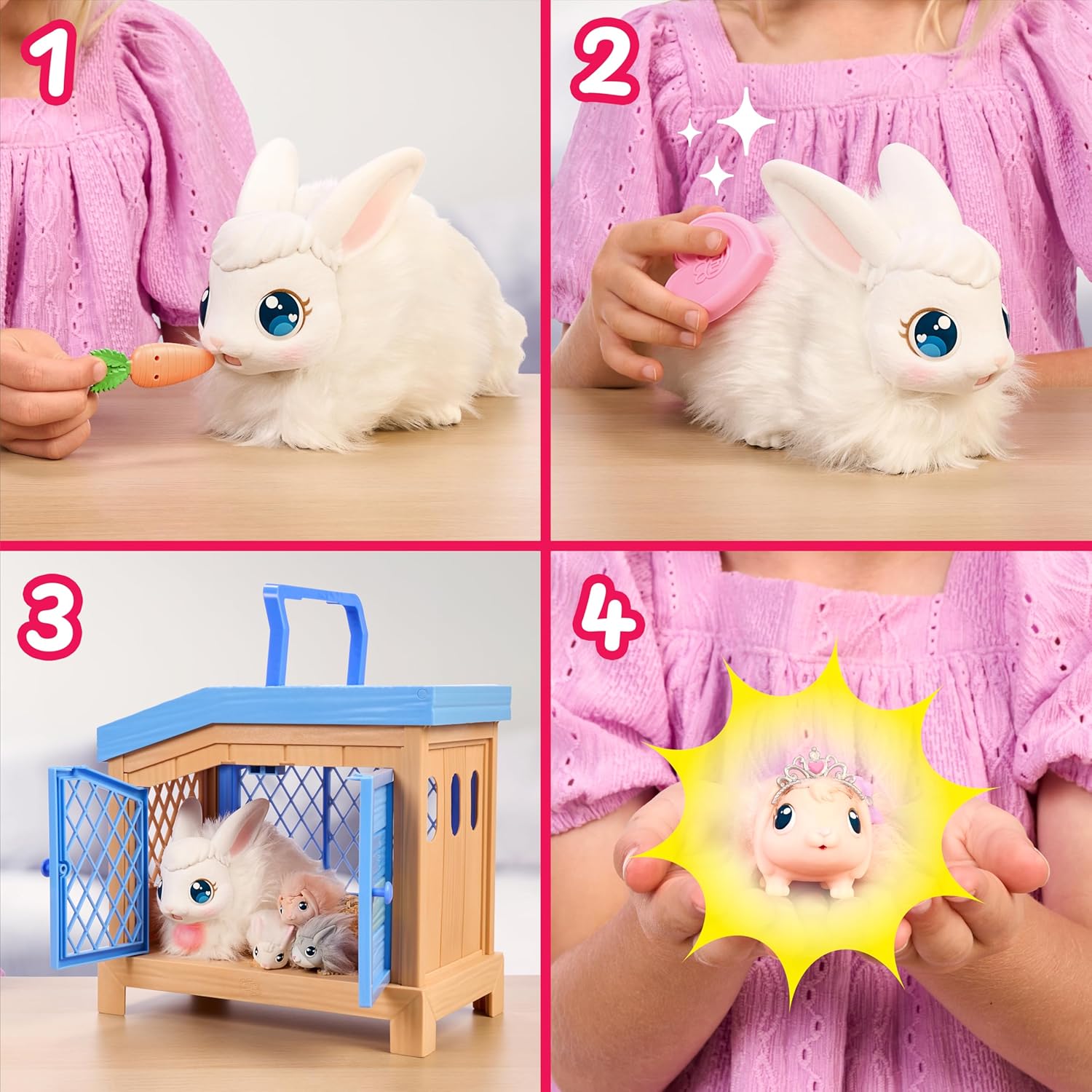 Little Live Pets Mama Surprise Bunnies Playset